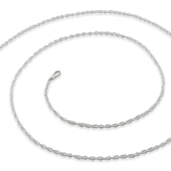 Sterling Silver Black Rhodium Blue Opal ring, Necklace, Earring Set - Picture 4 of 7